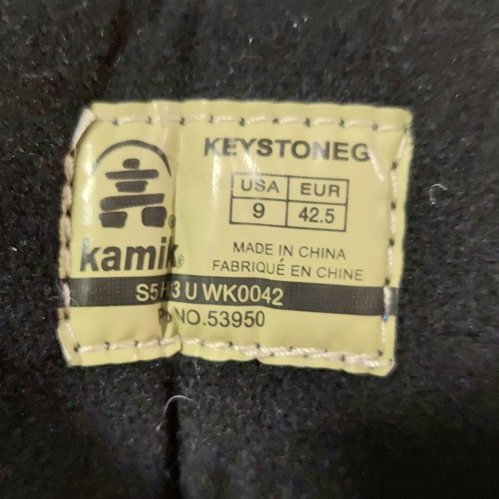 $172 MSRP Kamik sz 9 mens Keystone Gore Tex Boots Waterproof Exc cond - Picture 7 of 7